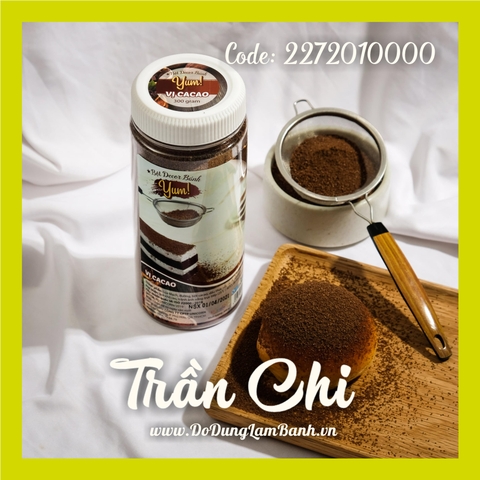 Bột Decor bánh YUM - Vị CA CAO - Hủ 300gr