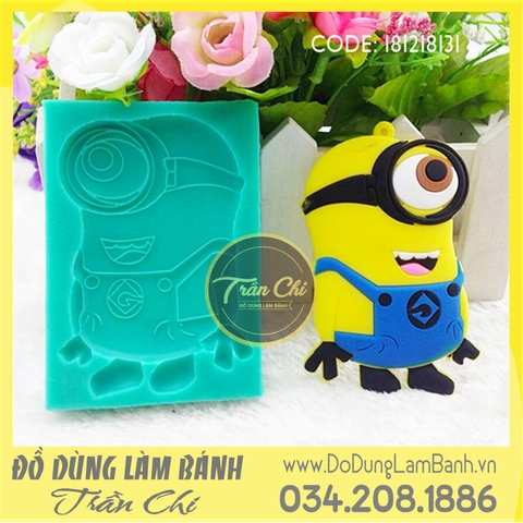 Khuôn silicone Minion boy đứng nghiêng