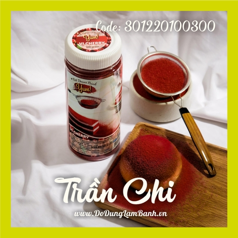 Bột Decor bánh YUM - Vị CHERRY ĐỎ - Hủ 300gr