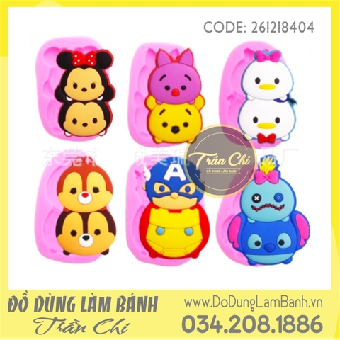 Set 06 khuôn silicone TSUM