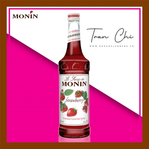 Syrup DÂU Strawberry hiệu MONIN - 700ML (10/5)