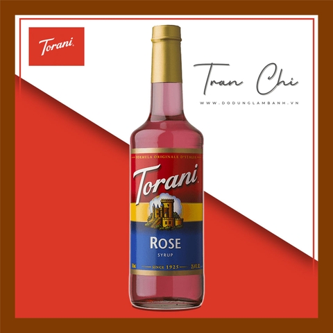 Syrup HOA HỒNG Rose hiệu TORANI - 750ML (1/8)