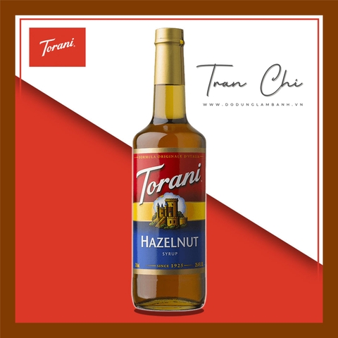 Syrup HẠT DẺ Hazelnut hiệu TORANI - 750ML (1/8)