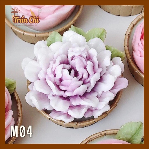 M04 - Khuôn silicone Mẫu Đơn ĐẠI ĐÓA (8/12)