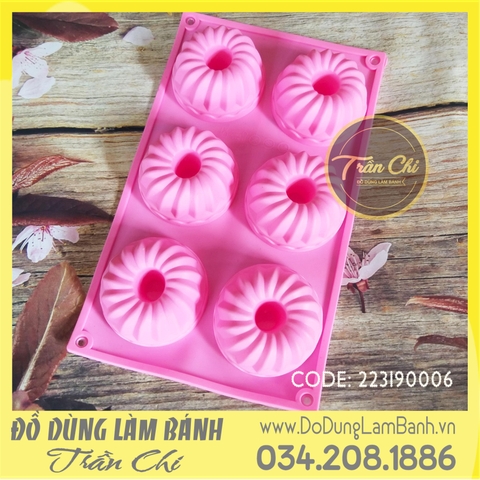 Khuôn silicone vỉ Cánh nhọn tam giác 6c