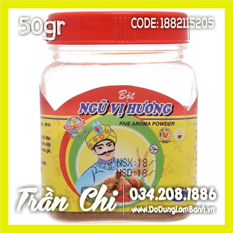 Bột NGŨ VỊ HƯƠNG Thiên Thành - Hủ 50GR (27/10)