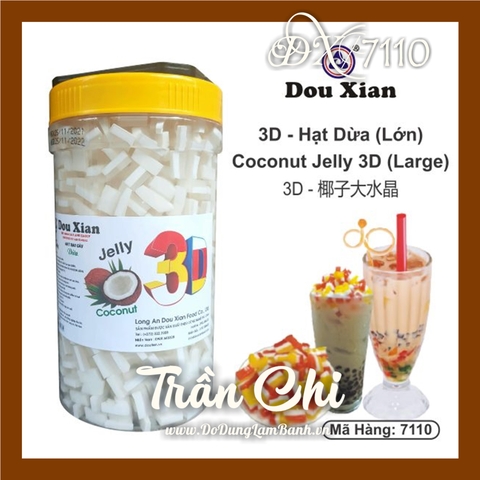 DX-7110 - Thạch 3D JELLY Hạt DỪA Lớn DOUXIAN - Hủ 2.5KG (29/3)