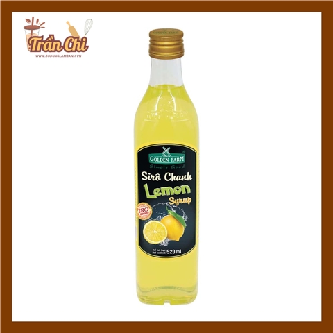 Siro CHANH Lemon GOLDEN FARM - 520ML (24/6)