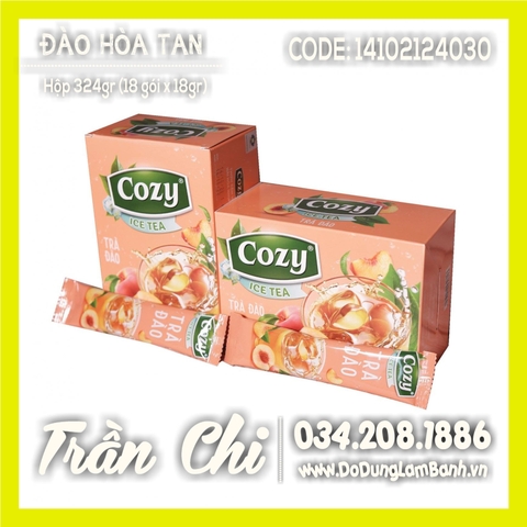 Trà ĐÀO dạng HÒA TAN COZY - HỘP 240gr (16 gói x 15gr) (5/8)