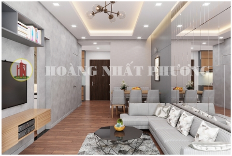 THIẾT KẾ NỘI THẤT CĂN HỘ SAIGON SOUTH RESIDENCES (65M2) 2 PN