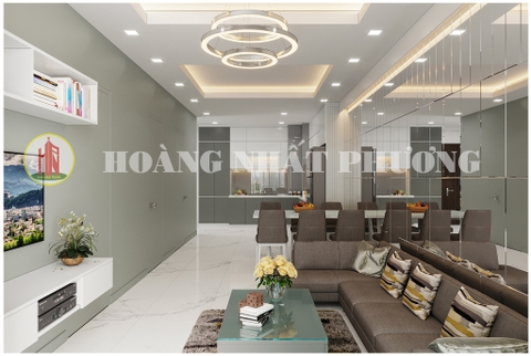 THIẾT KẾ NỘI THẤT CĂN HỘ SAIGON SOUTH RESIDENCES VB2-05 (72M2)