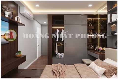 THIẾT KẾ NỘI THẤT CĂN HỘ SAIGON SOUTH RESIDENCES (76M2) 2 PN