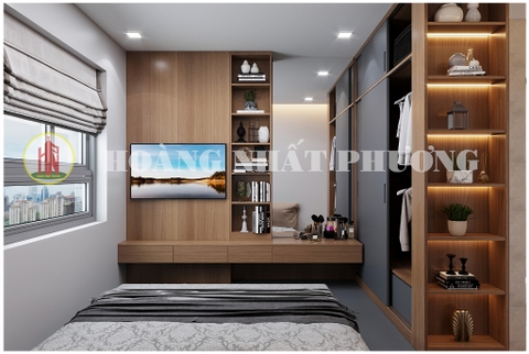 THIẾT KẾ NỘI THẤT CĂN HỘ SAIGON SOUTH RESIDENCES (65M2) 2 PN