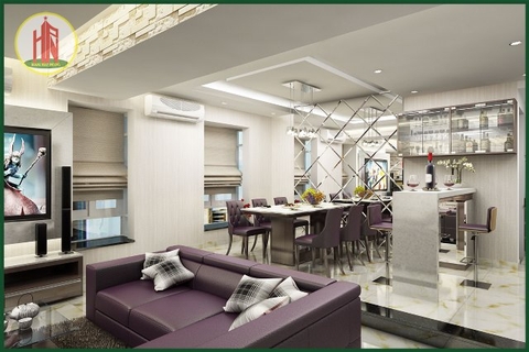 THIẾT KẾ NỘI THẤT CĂN HỘ 9 DP2-13 SKY GARDEN 3 (211 M2)