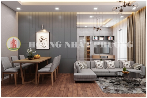 THIẾT KẾ NỘI THẤT CĂN HỘ SAIGON SOUTH RESIDENCES (65M2) 2 PN