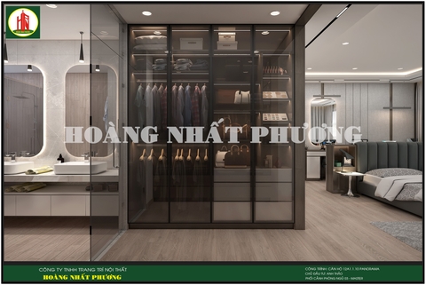 THIẾT KẾ NỘI THẤT CĂN HỘ PANORAMA 3PN (160 M2)