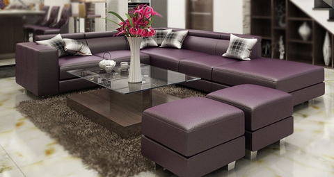 SOFA Bọc Simili Tím