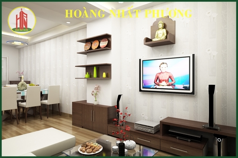 THIẾT KẾ NỘI THẤT CĂN HỘ 73 M2 ( E3B-9), KHÁNH HỘI 3