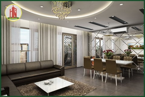 THIẾT KẾ NỘI THẤT CĂN HỘ T4-02 RIVIERA POINT (140 M2)