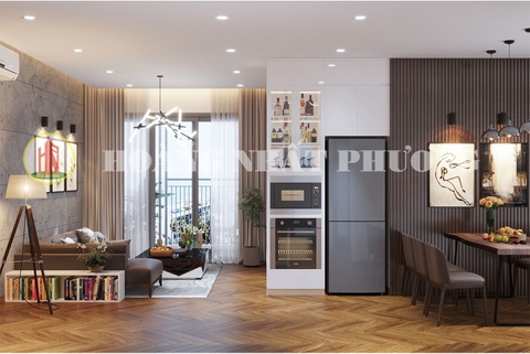 THIẾT KẾ NỘI THẤT CĂN HỘ SYMPHONY MIDTOWN 2PN  (98 M2)