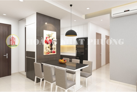 THIẾT KẾ NỘI THẤT CĂN HỘ THE SUN AVENUE 3 PHÒNG (100 M2)