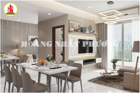 THIẾT KẾ NỘI THẤT CĂN HỘ SIGNATURE MIDTOWN 2PN  (90M2)