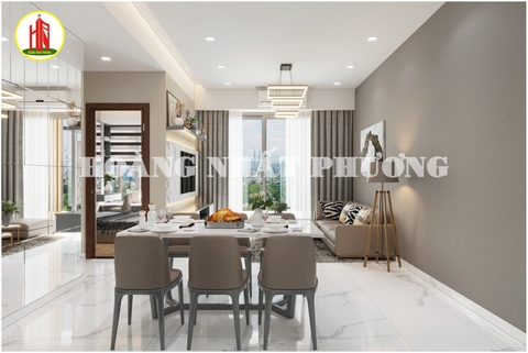 THIẾT KẾ NỘI THẤT CĂN HỘ SIGNATURE MIDTOWN 2PN  (90M2)