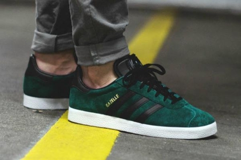 Phiên bản adidas Gazelle mới với phối màu Collegiate Green