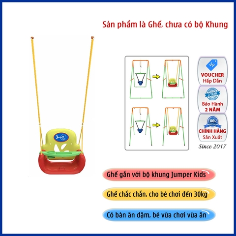 Ghế Xích Đu Có Bàn Ăn Dặm Dùng Với Khung Xích Đu JUMPER KIDS