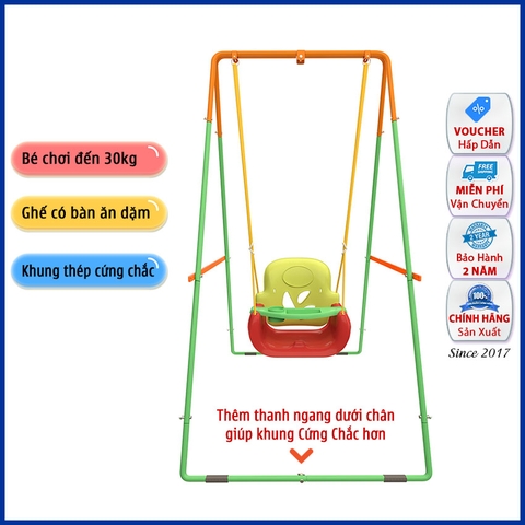 Xích Đu Cho Bé JUMPER KIDS KG102 Ghế Ngồi Xích Đu Có Bàn Ăn Dặm