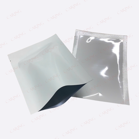 Túi 3 biên trắng sữa kín 2 mặt