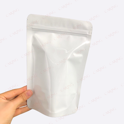 Túi zip sữa đáy đứng kín 2 mặt