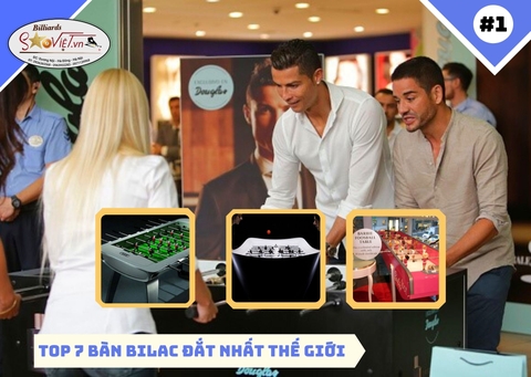 TOP 7 loại bàn bi lắc đắt nhất thế giới (Foosball Tables)