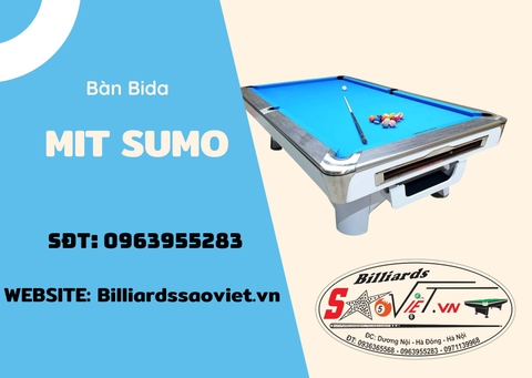 Giá bàn bi a mit sumo 2023 bao nhiêu? Review chi tiết A-Z