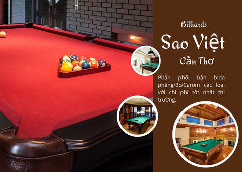 Bàn bida phăng Cần Thơ giá rẻ | Free lắp đặt 100%