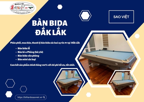 Bàn bida phăng Đắk Lắk giá tốt - Uy tín là #1 hàng đầu