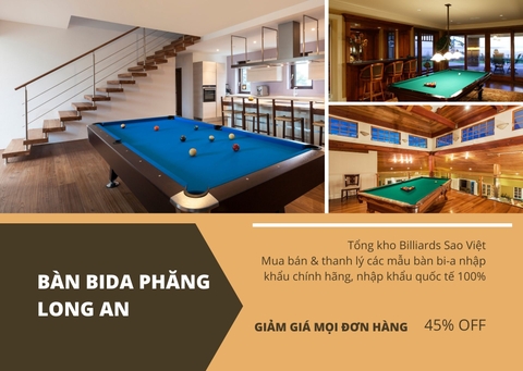 Top 1 bán bàn bi a phăng  uy tín: Phăng/3C/Carom giá rẻ, chính hãng