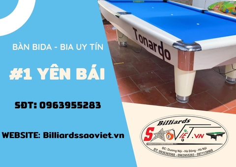 Làm bàn bida Yên Bái - Thiết kế độc quyền theo yêu cầu