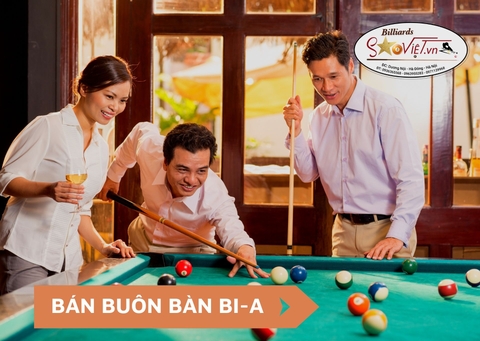 Cửa hàng bán buôn bàn bi a sỉ lẻ uy tín #1 Việt Nam