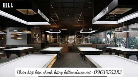 Bàn bida lỗ – Chuẩn thi đấu, thiết kế sang trọng