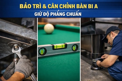 Bảo Trì Và Cân Chỉnh Bàn Bi A – Giữ Độ Phẳng Chuẩn