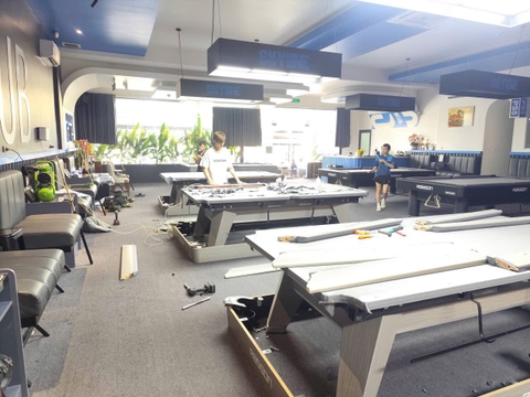 Thay nỉ bàn bi-a, bàn bida tại Thái Nguyên Nỉ nhập khẩu