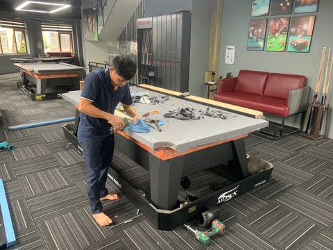 Thay nỉ bàn bi-a bàn bida tại Bắc Ninh  Uy tín Chuẩn thi đấu