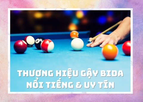 TOP 10 Thương hiệu cơ gậy bi a Trung Quốc nổi tiếng trên toàn thế giới