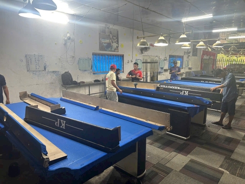 Dịch vụ chuyển & thay vải bàn bida cho khách Hàn Quốc | Chuyên nghiệp – Uy tín