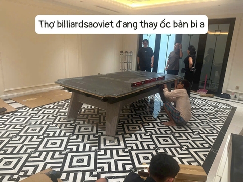 Dịch vụ thay ốc, bulong bàn bi-a & cơ gậy – giúp bàn vững chắc