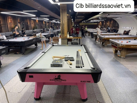 Billiards Sao Việt – Cung cấp toàn bộ dịch vụ bida từ A–Z: thay nỉ, sửa bàn, chữa cơ, bi… giá tốt nhất