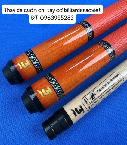 Bọc Da Quấn Chỉ Gậy Bi A – Đẹp, Sang, Bền Chuẩn Cơ Thủ