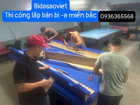 Lắp Đặt Bàn Bi A Miền Bắc – Nhanh, Chuẩn, Đẹp Tại Nhà