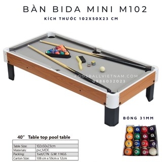 Bàn bi a mini nhập khẩu